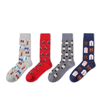 Men Socks Autumn New Arrival 1pair Men Fashion Casual Socks Color Print Long Men's Fashion Happy Cotton Breathable Socks
Men Socks Autumn New Arrival 1pair Men Fashion Casual Socks Color Print Long Men's Fashion Happy Cotton Breathable Socks