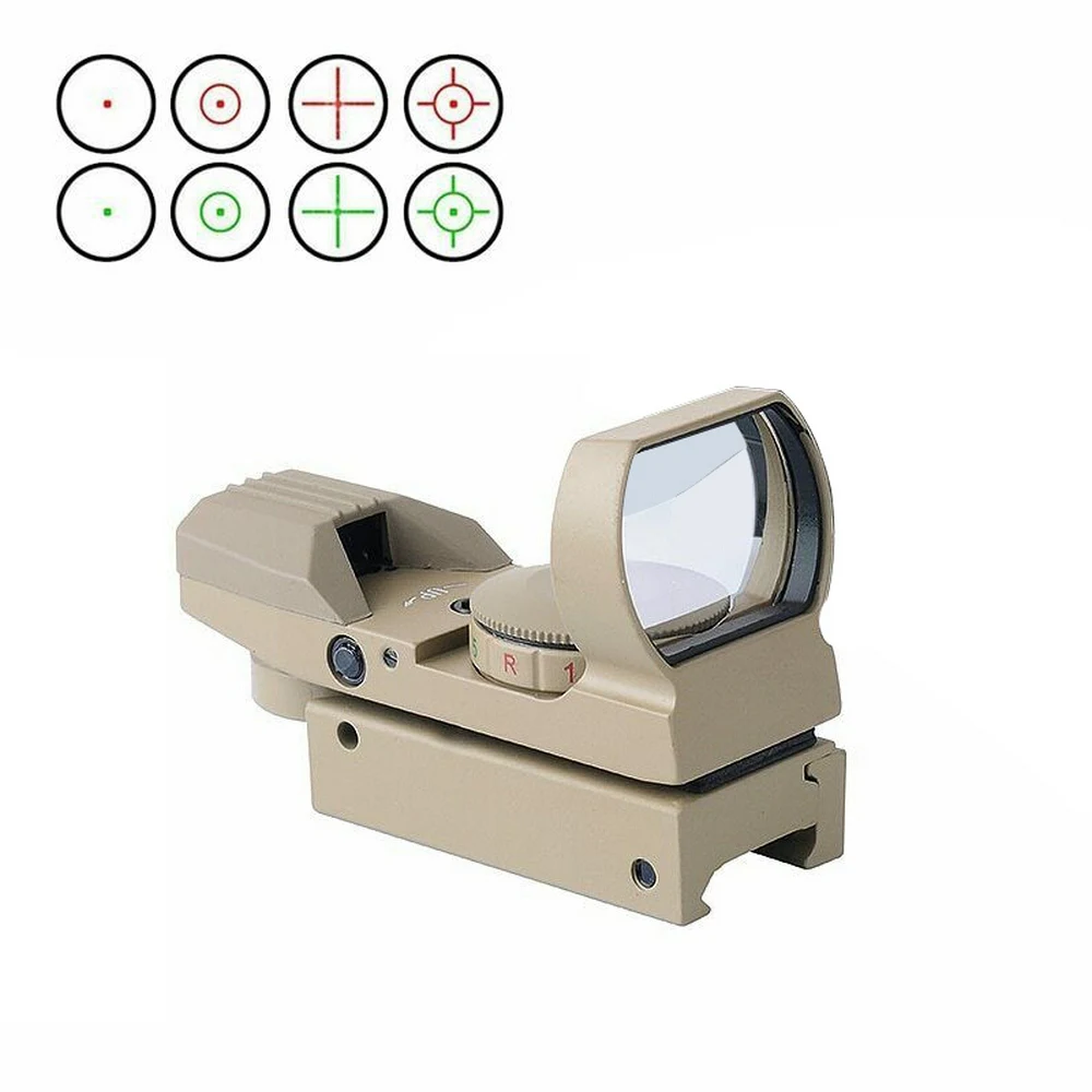 Dropship 20mm Rail Riflescope Hunting Optics Holographic Red Dot Sight Reflex 4 Reticle Tactical Scope Collimator Sight
Dropship 20mm Rail Riflescope Hunting Optics Holographic Red Dot Sight Reflex 4 Reticle Tactical Scope Collimator Sight