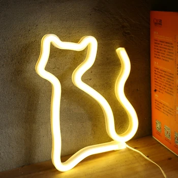 PC USB Battery Operated Home Kids Room LED Signs Neon Light Gift Atmosphere Lamp Wedding Wall Decor Table Bedroom Cat Shaped
PC USB Battery Operated Home Kids Room LED Signs Neon Light Gift Atmosphere Lamp Wedding Wall Decor Table Bedroom Cat Shaped