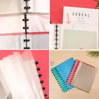 1Pc A412Hole Colorful Plastic Clip File Folder Transparent Ring Loose Notebook Leaf School Supplies Binder Office Planner A S4V5
1Pc A412Hole Colorful Plastic Clip File Folder Transparent Ring Loose Notebook Leaf School Supplies Binder Office Planner A S4V5