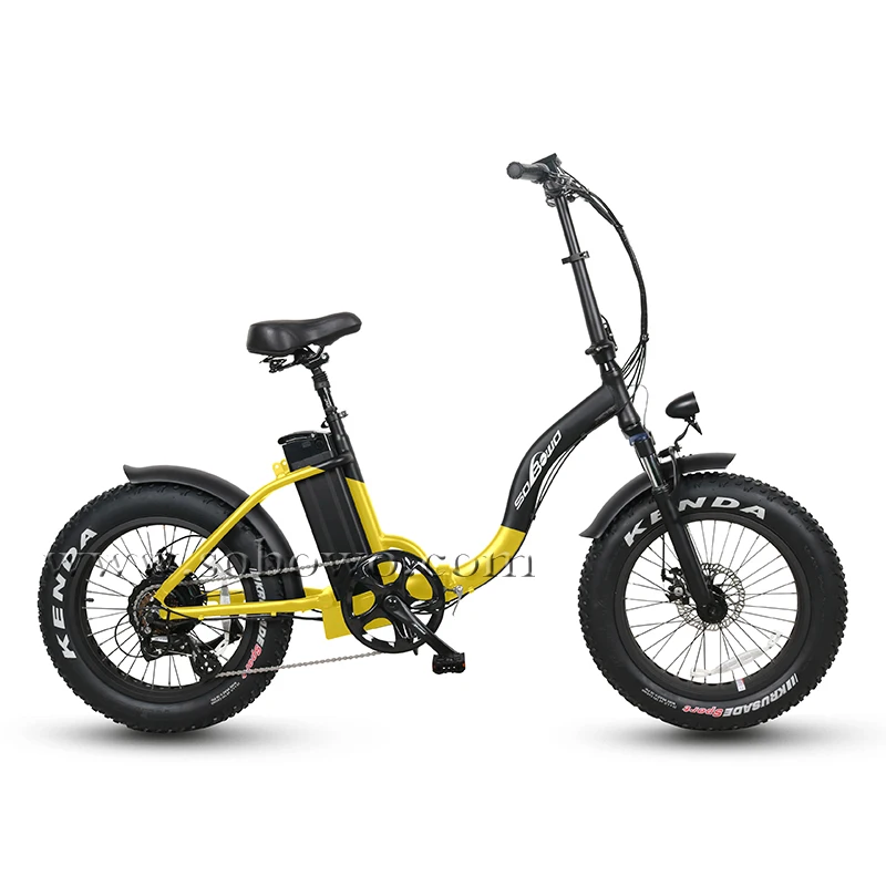 Clearance 2019 Sobowo SF2 20*4.0inch Fat Tire Aluminum Alloy folding electric bicycle 6