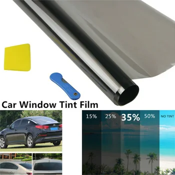 600*50cm Car Window Tint Glass Sticker Heat Insulation Sunshade Film Anti-UV Explosion-proof Window Film 15% 25% 35% 50%VLT
600*50cm Car Window Tint Glass Sticker Heat Insulation Sunshade Film Anti-UV Explosion-proof Window Film 15% 25% 35% 50%VLT