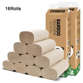 Roll Paper Bamboo Pulp Color Family Affordable 16 Rolls/Pack Soft Natural Bamboo Fiber Paper Skin-Friendly Toilet Paper Baby
Roll Paper Bamboo Pulp Color Family Affordable 16 Rolls/Pack Soft Natural Bamboo Fiber Paper Skin-Friendly Toilet Paper Baby