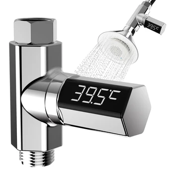 LED Digital Shower Celsius Temperature Display Water Thermometer Monitor Hydro-Power Real Time Bath Water Temperature Monitor
LED Digital Shower Celsius Temperature Display Water Thermometer Monitor Hydro-Power Real Time Bath Water Temperature Monitor