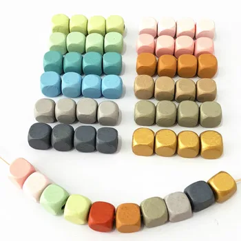 50 Pcs Candy Color Wooden Beads 10x10mm DIY Mixed Color Square Wood Beads for Jewelry Making Spacer Beading Have Hole
50 Pcs Candy Color Wooden Beads 10x10mm DIY Mixed Color Square Wood Beads for Jewelry Making Spacer Beading Have Hole