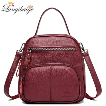 2020 New Women Leather Backpacks Large Capacity Bagpack Ladies Mochilas Female Back Pack Sac A Dos Travel Rucksacks For Girls
2020 New Women Leather Backpacks Large Capacity Bagpack Ladies Mochilas Female Back Pack Sac A Dos Travel Rucksacks For Girls