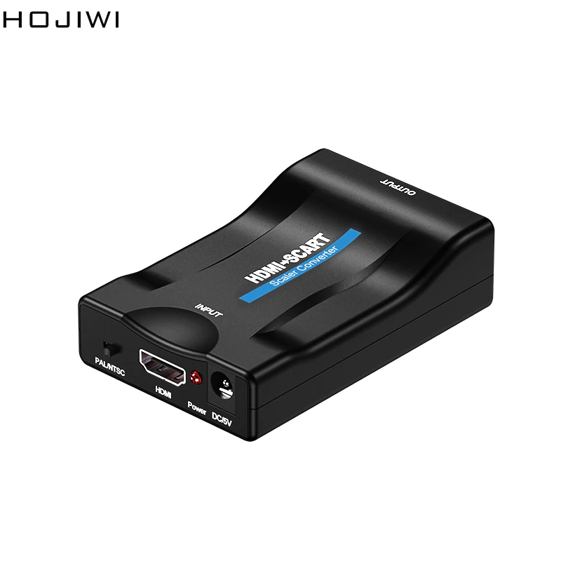 HOJIWI 1080P HDMI-compatible to SCART Video Audio Upscale Converter AV Signal Adapter for Sky Box STB Plug Play DC Cable AD24
HOJIWI 1080P HDMI-compatible to SCART Video Audio Upscale Converter AV Signal Adapter for Sky Box STB Plug Play DC Cable AD24