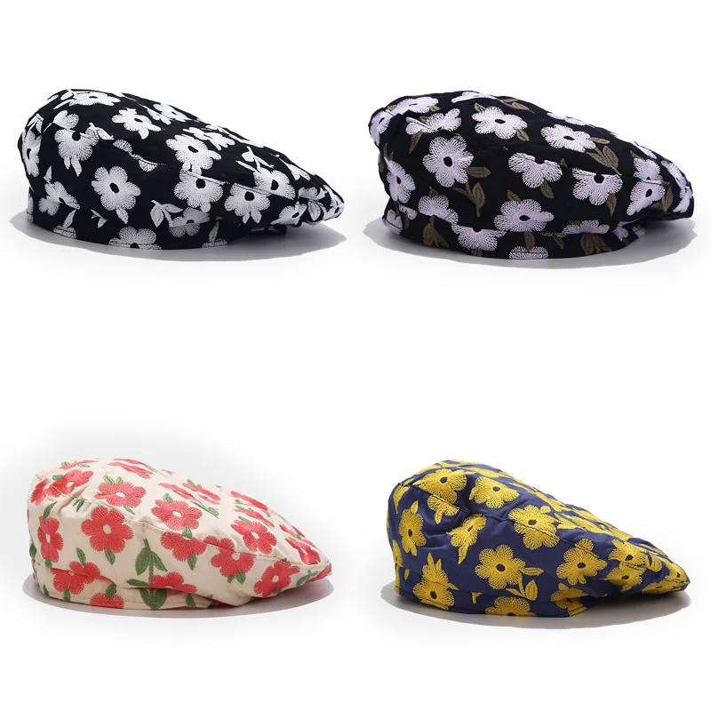 2020 New Autumn Winter Japanese Literature Art Small Fresh Flower Embroidered Beret 4 Color
2020 New Autumn Winter Japanese Literature Art Small Fresh Flower Embroidered Beret 4 Color