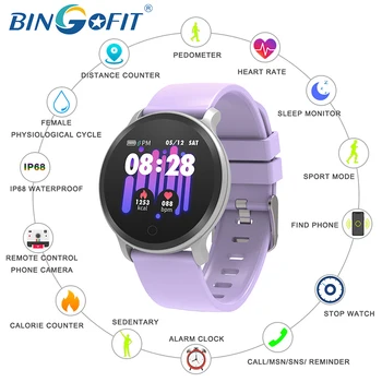 BingoFit Smart Watch Android Watches Women Sleep Tracker Bracelet Watch Heart Rate Tracker Alarm Clock Sports Smart Wristbands
BingoFit Smart Watch Android Watches Women Sleep Tracker Bracelet Watch Heart Rate Tracker Alarm Clock Sports Smart Wristbands