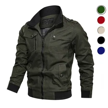 2020 Jacket Men Spring Autumn Cotton Windbreaker Pilot Coat Army Men's Bomber Jackets Cargo Flight Jacket Male Clothes
2020 Jacket Men Spring Autumn Cotton Windbreaker Pilot Coat Army Men's Bomber Jackets Cargo Flight Jacket Male Clothes