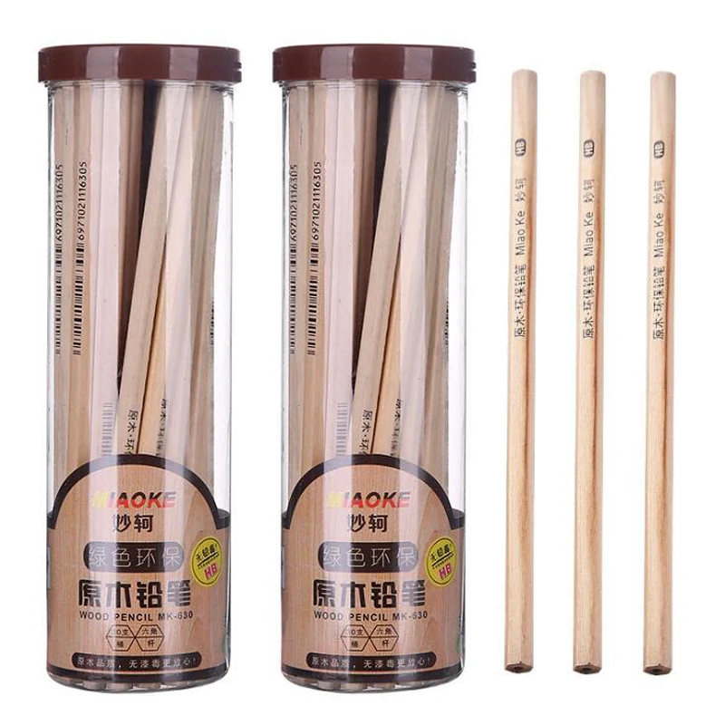 30 pcs/set Barreled wood environmental protection HB hexagonal pencil Student writing sketch without paint safety pencil
30 pcs/set Barreled wood environmental protection HB hexagonal pencil Student writing sketch without paint safety pencil