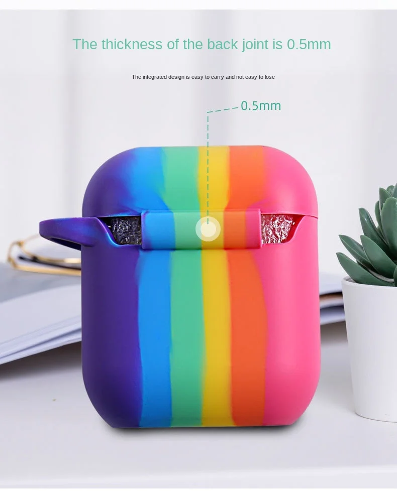 For Apple AirPods Pro headset case Rainbow wireless Bluetooth headset case for airpod protected case.
For Apple AirPods Pro headset case Rainbow wireless Bluetooth headset case for airpod protected case.