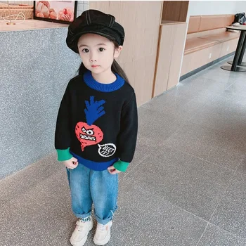 Autumn Baby Girl Turtleneck Cartoon Sweaters Kids Sweaters For Winter Knitted Girls Pullover Sweaters Vetement Enfant Tops
Autumn Baby Girl Turtleneck Cartoon Sweaters Kids Sweaters For Winter Knitted Girls Pullover Sweaters Vetement Enfant Tops