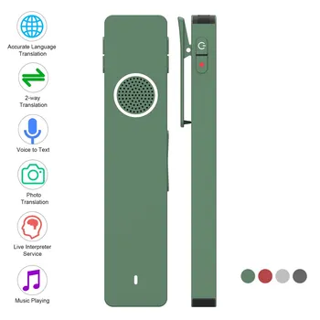 AI Voice Translator Portable Mini Translator Smart Translation Device Smart Language Translator Smart Translation
AI Voice Translator Portable Mini Translator Smart Translation Device Smart Language Translator Smart Translation