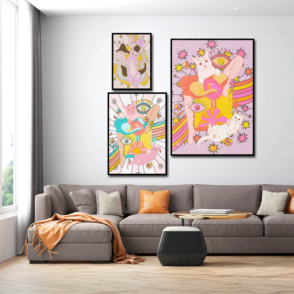 Psychedelic Art, 70s Decor, Psychedelic Cat Art, 70s Retro Psychedelic Home Decor, 70s Wall Art, Hippie Print, Vintage Poster,
Psychedelic Art, 70s Decor, Psychedelic Cat Art, 70s Retro Psychedelic Home Decor, 70s Wall Art, Hippie Print, Vintage Poster,