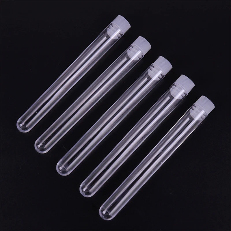 200PCS 12x100mm Lab Clear Plastic Test Tube Round Bottom Tube Vial with Cap Office Lab Experiment Supplies
200PCS 12x100mm Lab Clear Plastic Test Tube Round Bottom Tube Vial with Cap Office Lab Experiment Supplies