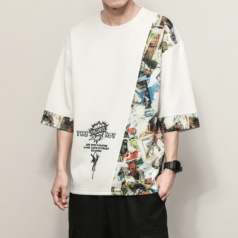 Short Sleeve T Shirt Men 2020 Summer Loose Tshirt Top Tees HIP HOP PUNK ROCK Fashion Clothes Plus Size M-4XL 5XL O NECK
Short Sleeve T Shirt Men 2020 Summer Loose Tshirt Top Tees HIP HOP PUNK ROCK Fashion Clothes Plus Size M-4XL 5XL O NECK