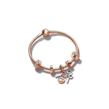 Keris Store High Quality 1:1 100%925 Sterling Silver Rose Gold Letter Pendant Beads Bracelet Free Shipping
Keris Store High Quality 1:1 100%925 Sterling Silver Rose Gold Letter Pendant Beads Bracelet Free Shipping