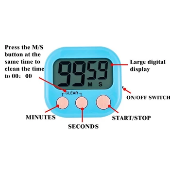 New Large LCD Digital Kitchen Egg Cooking Timer Count Down Clock Alarm Stopwatch(blue)
New Large LCD Digital Kitchen Egg Cooking Timer Count Down Clock Alarm Stopwatch(blue)