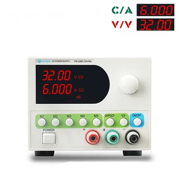 IVYTECH Mini DC Power Supply Lab Adjustable Switching Voltage Regulator Bench 5 Modes Presets Power Feeding 32V 6A IPS3206
IVYTECH Mini DC Power Supply Lab Adjustable Switching Voltage Regulator Bench 5 Modes Presets Power Feeding 32V 6A IPS3206