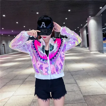 Factory Wholesales Woman Bulk Best Quality Sublimation Sequin Jackets
Factory Wholesales Woman Bulk Best Quality Sublimation Sequin Jackets