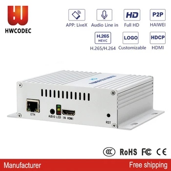 HWCODEC H5110A H.264 H.265 HDMI/CVBS 1080P FHD Video Encoder IPTV Encoder IP Encoder Live Streaming Encoder HDMI to IP Encoder
HWCODEC H5110A H.264 H.265 HDMI/CVBS 1080P FHD Video Encoder IPTV Encoder IP Encoder Live Streaming Encoder HDMI to IP Encoder