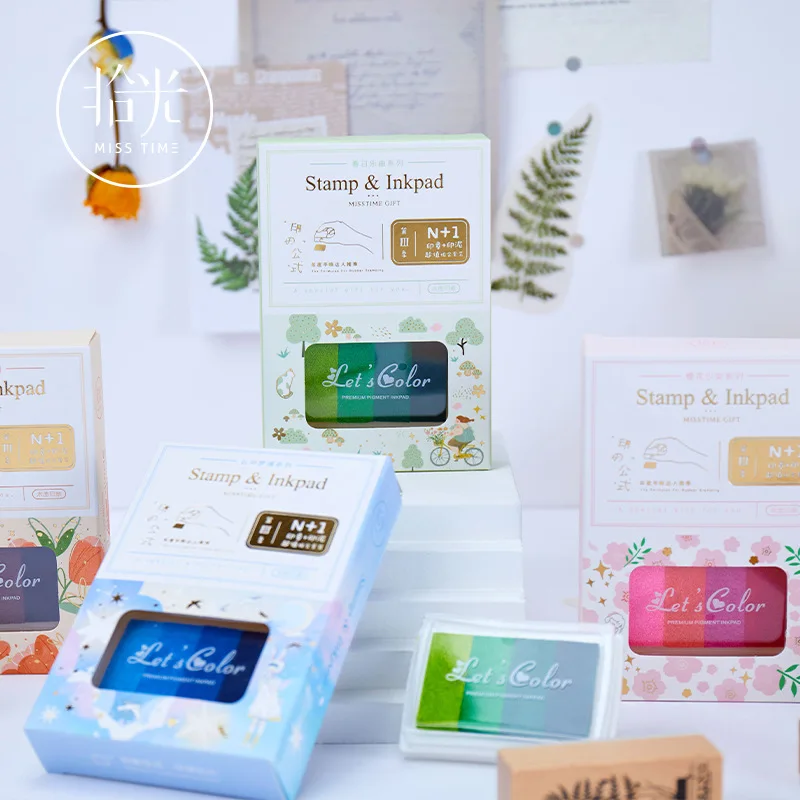 Seal Inkpad Set Spring Music Series Creative Fresh Dream Journal DIY Decoration Printed Paintings
Seal Inkpad Set Spring Music Series Creative Fresh Dream Journal DIY Decoration Printed Paintings