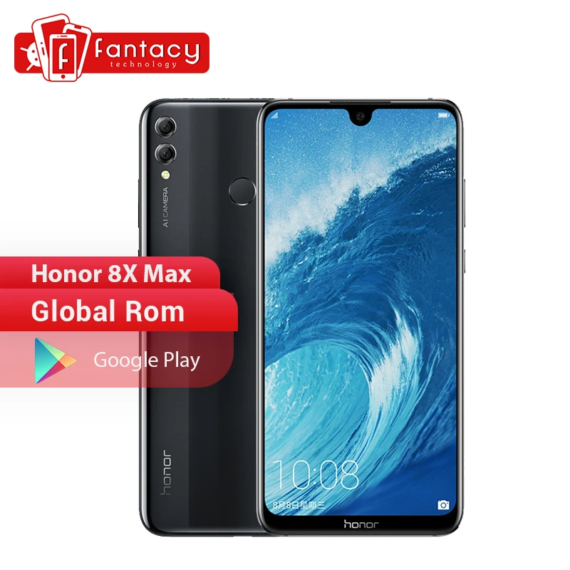 Original Honor 8X Max Smartphone 7.12'' big Screen Octa Core Mobile Phone Android 8.1 Fingerprint ID 5000mAh OTA Google Play
Original Honor 8X Max Smartphone 7.12'' big Screen Octa Core Mobile Phone Android 8.1 Fingerprint ID 5000mAh OTA Google Play