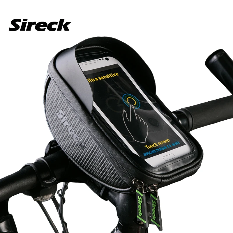 Велосипедная сумка Sireck нейлоновая непромокаемая для сенсорного экрана 6 0