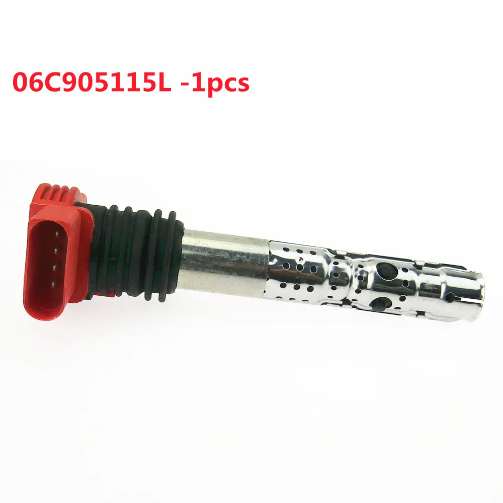 SCJYRXS Qty1 3.0 V6 Engine Ignition Coil Front Left RedFor Audi A4 Quattro A6 Quattro 06C 905 115 L 06C 905 115M 06C905115E 
SCJYRXS Qty1 3.0 V6 Engine Ignition Coil Front Left RedFor Audi A4 Quattro A6 Quattro 06C 905 115 L 06C 905 115M 06C905115E