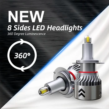 8 Side CSP Chips LED Headlight Bulbs 6000K Mini Body H7 LED 360 Degree Full Light 18000LM H11 Fog Lights H1 H3 9005 9006 HB3 HB4
8 Side CSP Chips LED Headlight Bulbs 6000K Mini Body H7 LED 360 Degree Full Light 18000LM H11 Fog Lights H1 H3 9005 9006 HB3 HB4