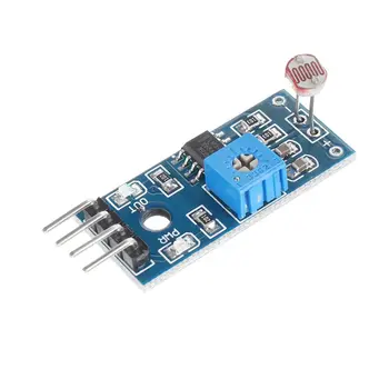 3.5V-5V 4pin Optical Sensitive Resistance Light Detection Photosensitive Sensor Module for Arduino
3.5V-5V 4pin Optical Sensitive Resistance Light Detection Photosensitive Sensor Module for Arduino