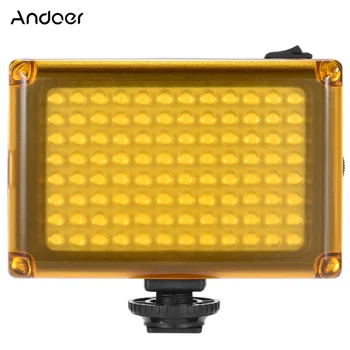 

Andoer AD-96 Mini Portable On-camera LED Video Fill-in Light Panel 5500K / 3200K CRI85 for Canon Nikon Sony DSLR Camera