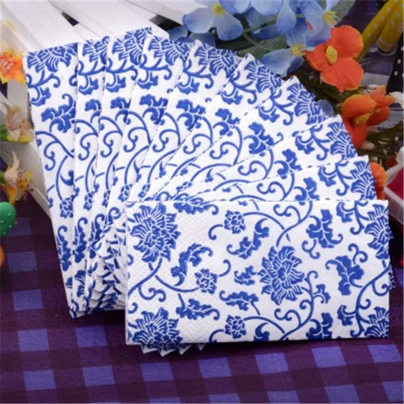 Tissue Paper 10Pcs/lot 3-Layer Wedding Pocket Paper Napkins For Decoupage Birthday Party Decorations Supplies
Tissue Paper 10Pcs/lot 3-Layer Wedding Pocket Paper Napkins For Decoupage Birthday Party Decorations Supplies