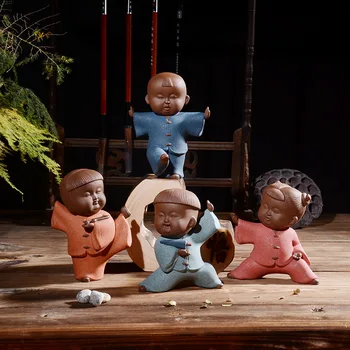 Decoration Kung Fu Kid Crafts Mini Tea Pet Creative Handmade Zisha Home Ceramic Decoration Decoration
Decoration Kung Fu Kid Crafts Mini Tea Pet Creative Handmade Zisha Home Ceramic Decoration Decoration