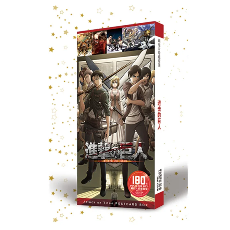 Anime Attack on Titan Postcard toy Magic Paper Postcard Collection Card toys gifts
Anime Attack on Titan Postcard toy Magic Paper Postcard Collection Card toys gifts
