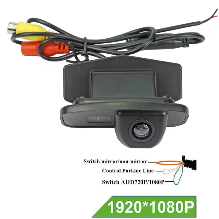 1920*1080P AHD HD Car Rear View Reverse backup Camera Waterproof Kit for Honda Fit Jazz Odyssey CRV Elysion | Автомобили и