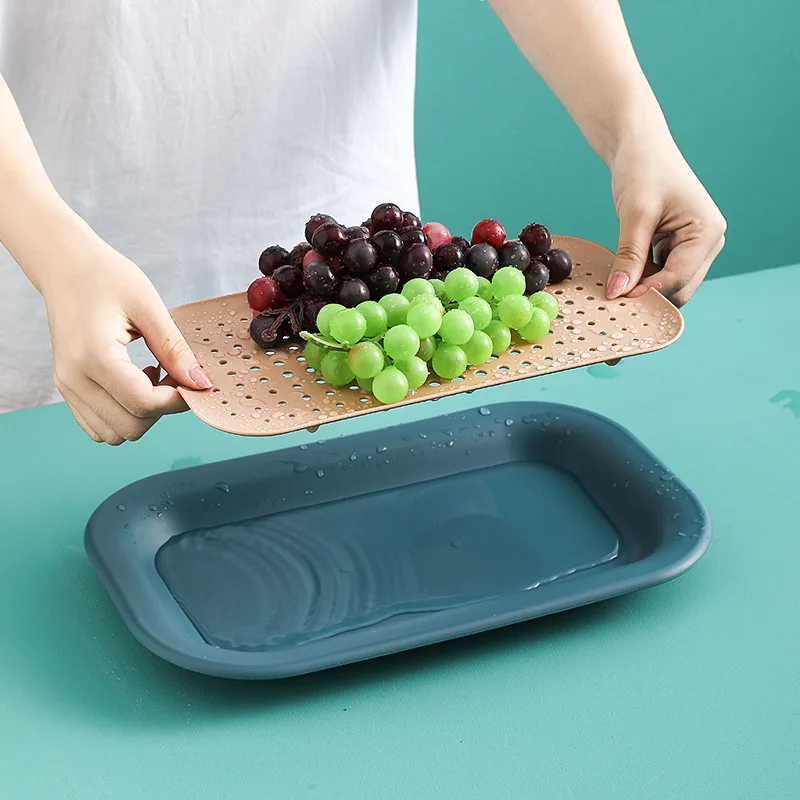Watermelon Orange Grape Fruit Vegetables Drain Plates Candy Snack Tray Nordic Double Layer Kitchen Home Storage
Watermelon Orange Grape Fruit Vegetables Drain Plates Candy Snack Tray Nordic Double Layer Kitchen Home Storage
