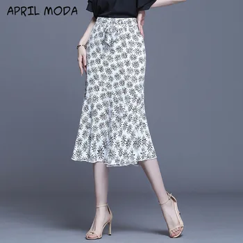 Fashion Casual Chiffon Print Skirt Female Summer 2020 New High Waist Ruffle Hem Irregular Fishtail Skirts Long Section
Fashion Casual Chiffon Print Skirt Female Summer 2020 New High Waist Ruffle Hem Irregular Fishtail Skirts Long Section