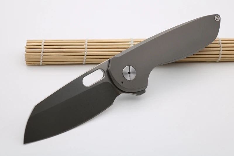 High Quality Custom Shepherd Pocket Folding Knife S35VN Blade Sand Blasting Titanium Handle Outdoor Survival Camping Knife
High Quality Custom Shepherd Pocket Folding Knife S35VN Blade Sand Blasting Titanium Handle Outdoor Survival Camping Knife