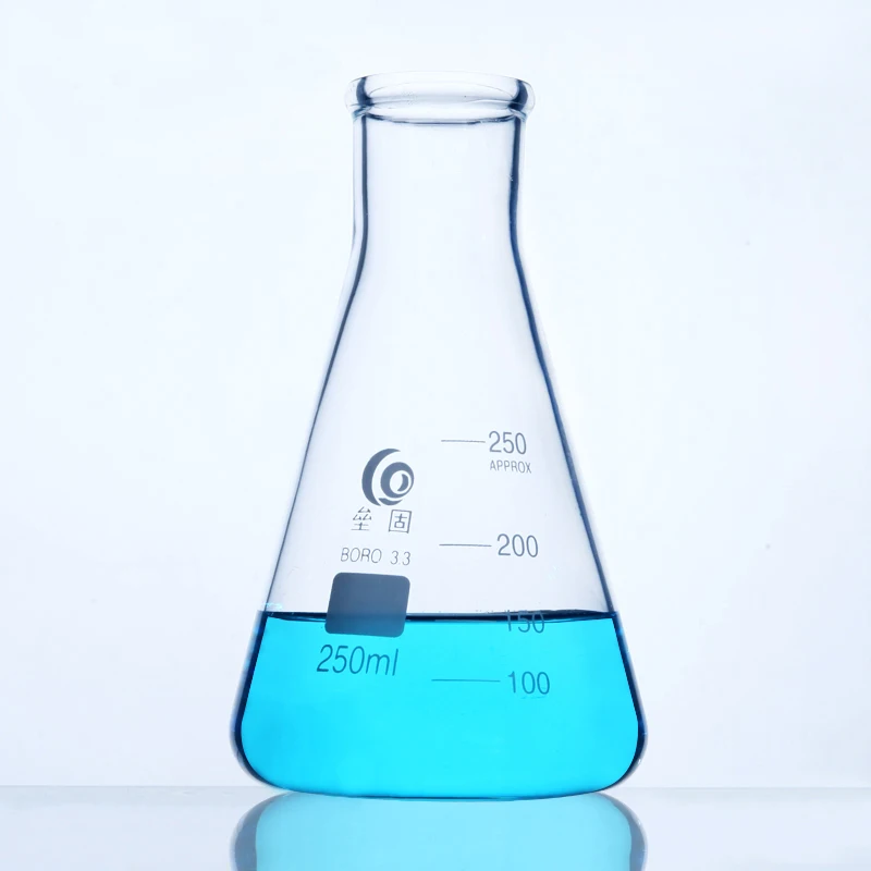 2pcs/1cet chemical laboratory conical flask thickened high borosilicate glass high temperature resistant
2pcs/1cet chemical laboratory conical flask thickened high borosilicate glass high temperature resistant