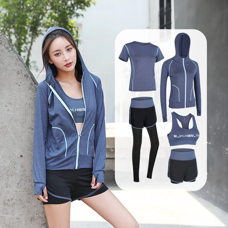 2019 Summer Sweat Motion Suit Bodybuilding Serve Run Service Speed Do Clothes Five Paper Set Yoga Serve Woman
2019 Summer Sweat Motion Suit Bodybuilding Serve Run Service Speed Do Clothes Five Paper Set Yoga Serve Woman