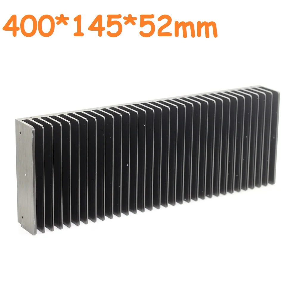 W400 H52 D145 Anodized Aluminum DIY Heatsink Amplifier Radiator Heat Sink 400*145*52mm For Chassis 4315
W400 H52 D145 Anodized Aluminum DIY Heatsink Amplifier Radiator Heat Sink 400*145*52mm For Chassis 4315
