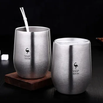 Stainless Steel Cup 304 Office Small Tea Tank with Lid Drop-Resistant Double-Layer Heat Resistant Casual Coffee Tea Cup
Stainless Steel Cup 304 Office Small Tea Tank with Lid Drop-Resistant Double-Layer Heat Resistant Casual Coffee Tea Cup
