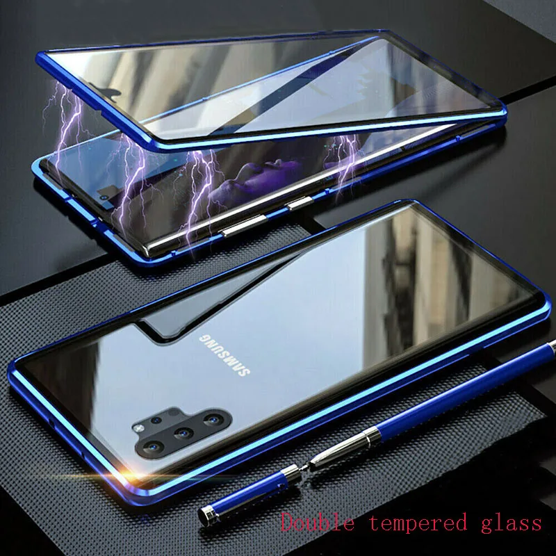Magnetically Absorbing Double-sided Glass Case For Samsung Galaxy Note10 Phone Case
Magnetically Absorbing Double-sided Glass Case For Samsung Galaxy Note10 Phone Case
