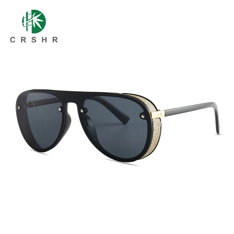CRSHR Newest Oval Pilot Frame Oversized Women Sunglasses Steampunk Vintage Retro Fashion Luxury Brand Designer Personality Shade 
CRSHR Newest Oval Pilot Frame Oversized Women Sunglasses Steampunk Vintage Retro Fashion Luxury Brand Designer Personality Shade