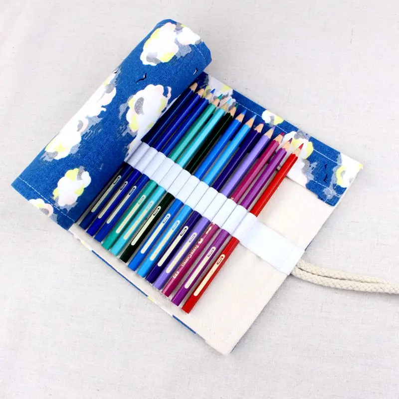 Canvas Colored Pencil Roll Wrap 72 Slot-Adult Coloring Pencil Holder Organizer for 72 Colored Pencils, NO Pencils
Canvas Colored Pencil Roll Wrap 72 Slot-Adult Coloring Pencil Holder Organizer for 72 Colored Pencils, NO Pencils