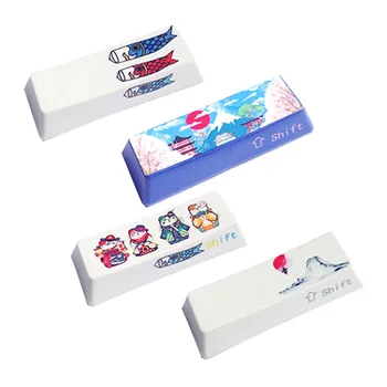 2.75u PBT Shift Keycaps Sublimation Carp Banner Fuji Mountain Lucky Cat Janpanese Style Right Shift OEM Cap For Cherry Mx Switch
2.75u PBT Shift Keycaps Sublimation Carp Banner Fuji Mountain Lucky Cat Janpanese Style Right Shift OEM Cap For Cherry Mx Switch