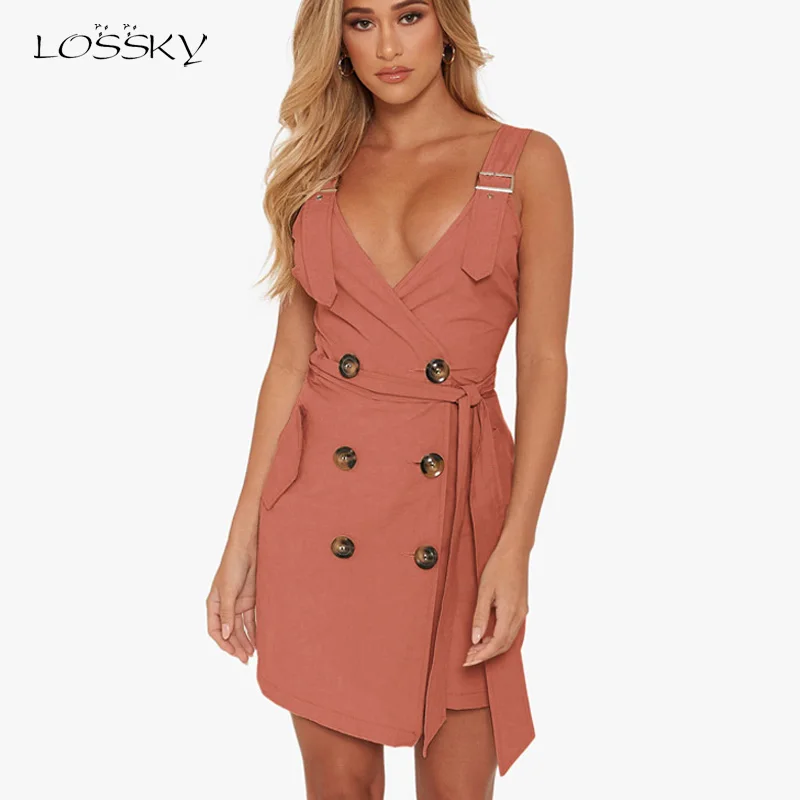 Lossky Dress Women Sexy Backless Button Deep V Neck Wrap Short Mini Dress Autumn Winter White Cotton Slim Ladies Strap Clothing
Lossky Dress Women Sexy Backless Button Deep V Neck Wrap Short Mini Dress Autumn Winter White Cotton Slim Ladies Strap Clothing