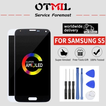 100% Tested 5.1"Burn Shadow LCD For SAMSUNG Galaxy S5 OTMIL LCD Touch Screen Digitizer Replace G900F For SAMSUNG S5 Display
100% Tested 5.1"Burn Shadow LCD For SAMSUNG Galaxy S5 OTMIL LCD Touch Screen Digitizer Replace G900F For SAMSUNG S5 Display